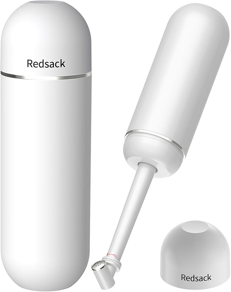 Redsack Portable Bidet for Postpartum/Perineal Care,Manual Handheld Peri Bottle for Feminine Hygiene & Travel, 380ml Leakproof,BPA-Free Sprayer for Men/Women/Baby (White, General) - Image 1